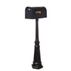 Curbside Mailbox with Locking Insert and Tacoma Mailbox with Direct Burial Kit - Special Lite Products