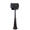 Classic Curbside Mailbox with Newspaper Tube with Direct Burial Kit - Special Lite Products