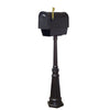 Classic Curbside Mailbox with Newspaper Tube with Direct Burial Kit - Special Lite Products