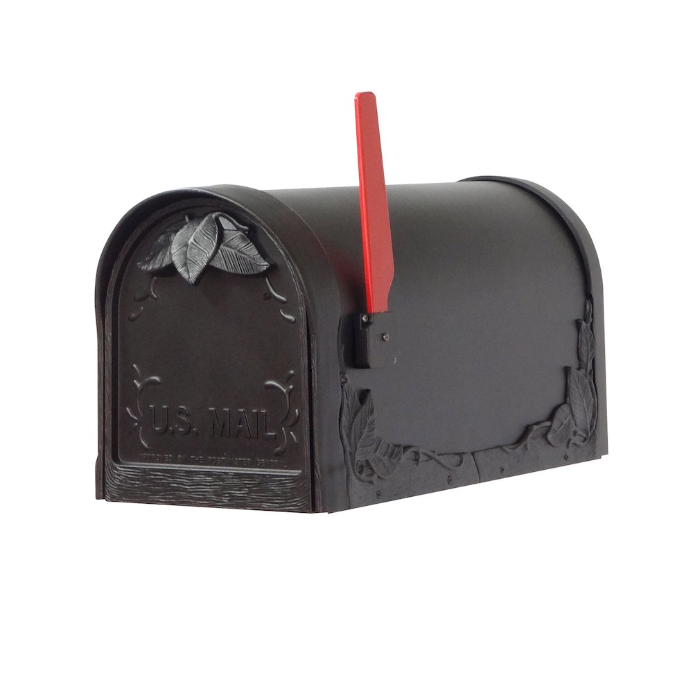 Floral Curbside Mailbox with Albion Mailbox Post - Special Lite Products