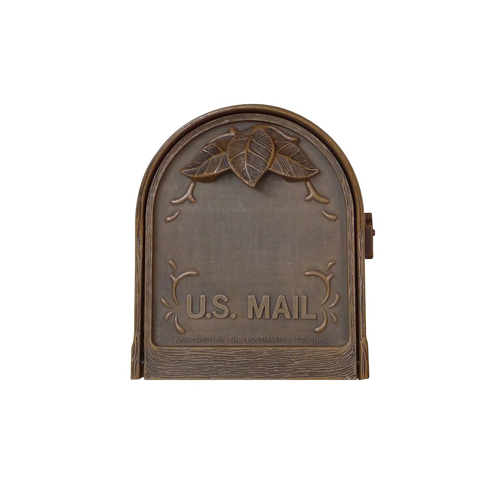 Floral Curbside Mailbox with Albion Mailbox Post - Special Lite Products