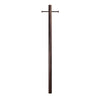 7' Smooth Aluminum Direct Burial Post with Ladder Rest - Special Lite Products