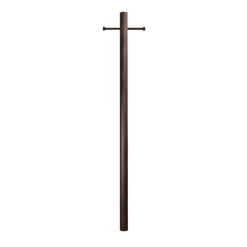7' Smooth Aluminum Direct Burial Post with Ladder Rest - Special Lite Products