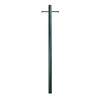 7' Smooth Aluminum Direct Burial Post with Ladder Rest - Special Lite Products