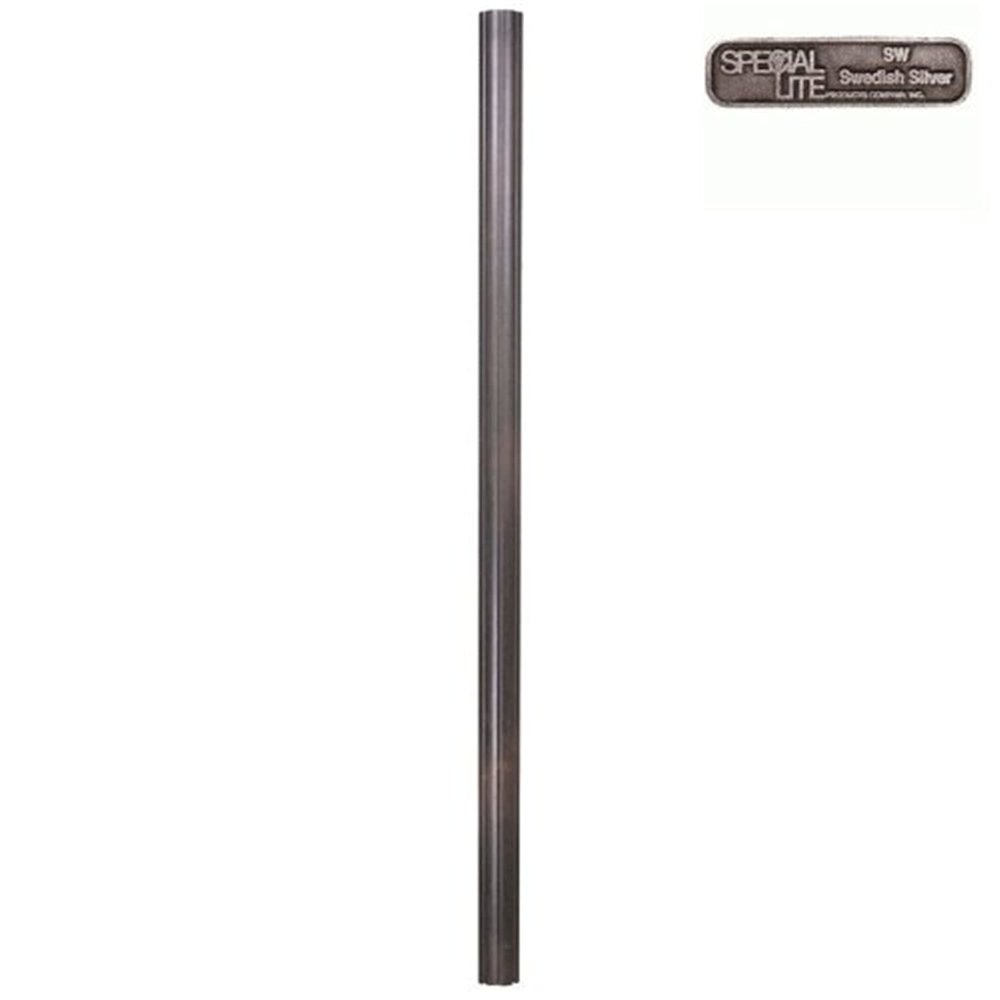 7' Fluted Aluminum Direct Burial Post - Special Lite Products