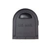 Classic Curbside Mailbox with Newspaper Tube, Locking Insert and Fresno Mailbox - Special Lite Products