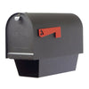 Titan Steel Curbside Mailbox with Newspaper Tube and Springfield Mailbox Post - Special Lite Products