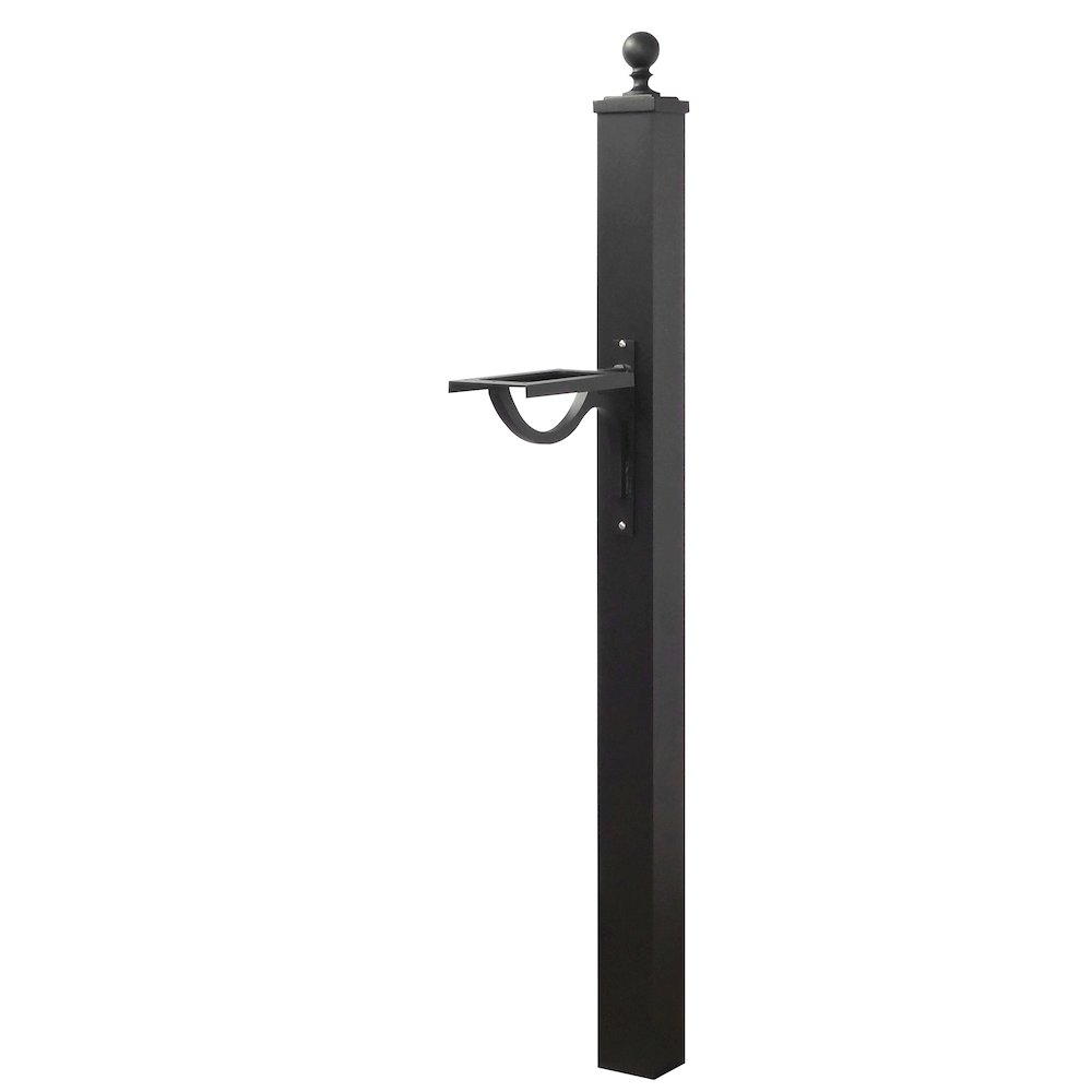 Berkshire Curbside Mailbox with Front Numbers and Springfield Mailbox Post - Special Lite Products