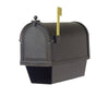 Curbside Mailbox with Newspaper Tube, Locking Insert and Albion Mailbox Post - Special Lite Products