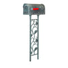 Hummingbird Curbside Mailbox with Floral Mailbox Post - Special Lite Products