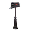 Hummingbird Curbside Mailbox with Locking Insert and Tacoma Mailbox Post - Special Lite Products