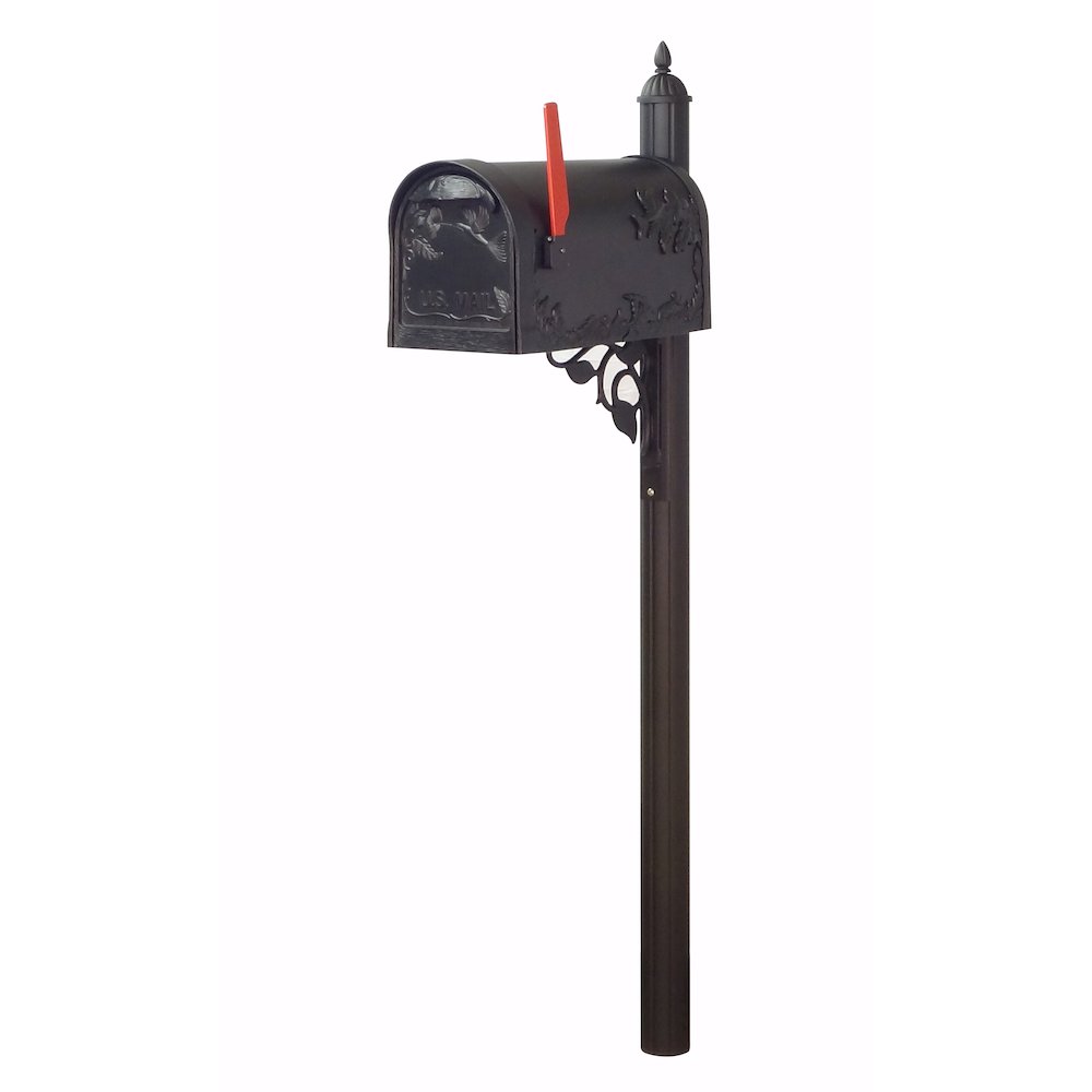 Hummingbird Curbside Mailbox with Albion Mailbox Post - Special Lite Products