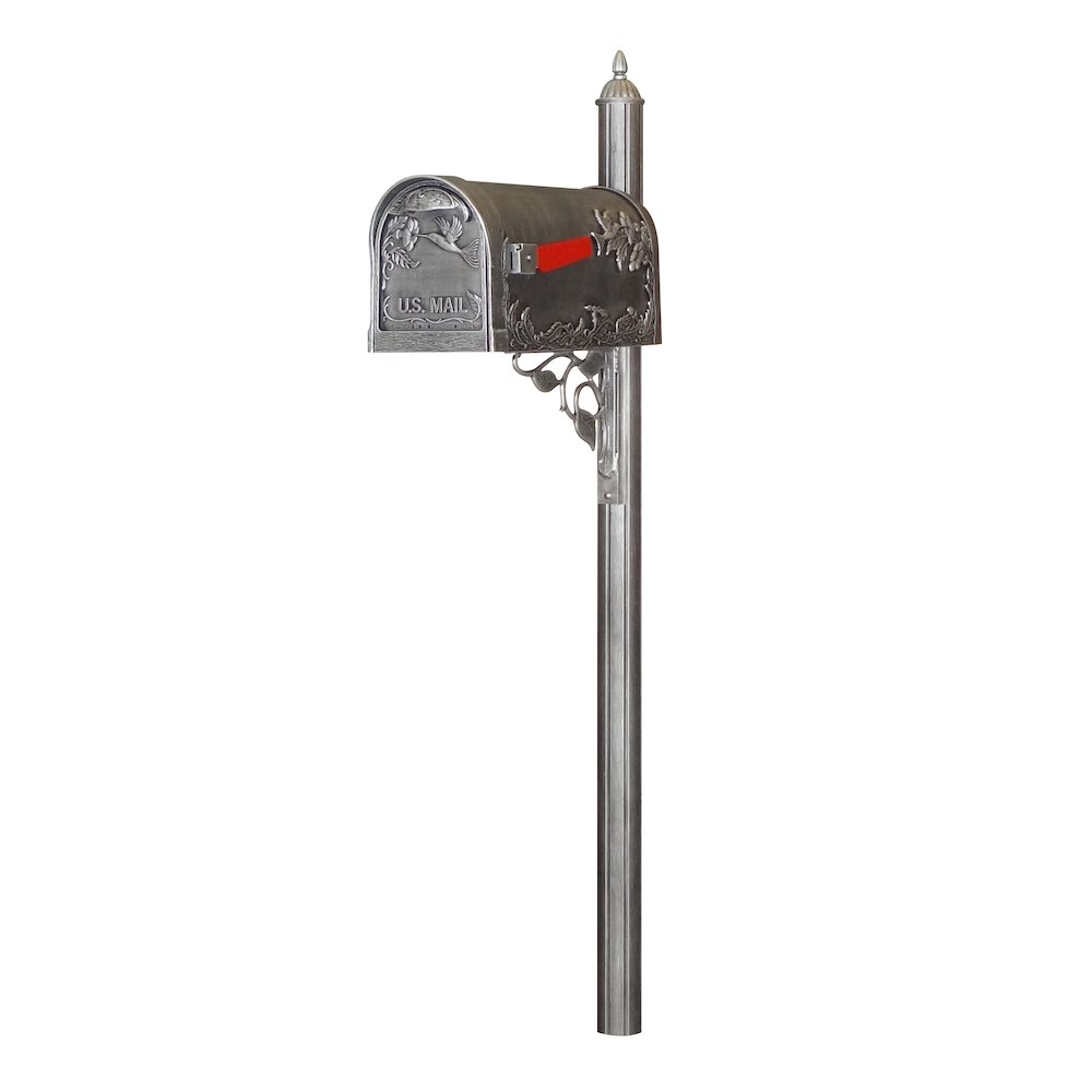Hummingbird Curbside Mailbox with Albion Mailbox Post - Special Lite Products