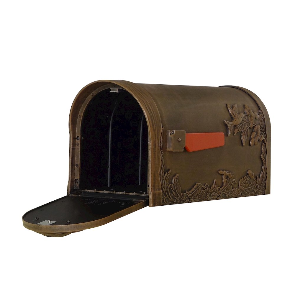 Hummingbird Curbside Mailbox with Albion Mailbox Post - Special Lite Products