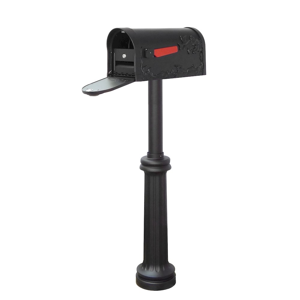 Hummingbird Curbside Mailbox with Locking Insert and Bradford Mailbox Post - Special Lite Products