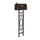 Berkshire Curbside Mailbox with Monogram Mailbox Post - Special Lite Products