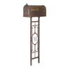 Berkshire Curbside Mailbox with Monogram Mailbox Post - Special Lite Products