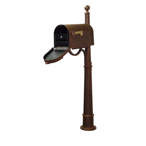 Berkshire Curbside Mailbox with Locking Insert and Ashland Mailbox Post - Special Lite Products