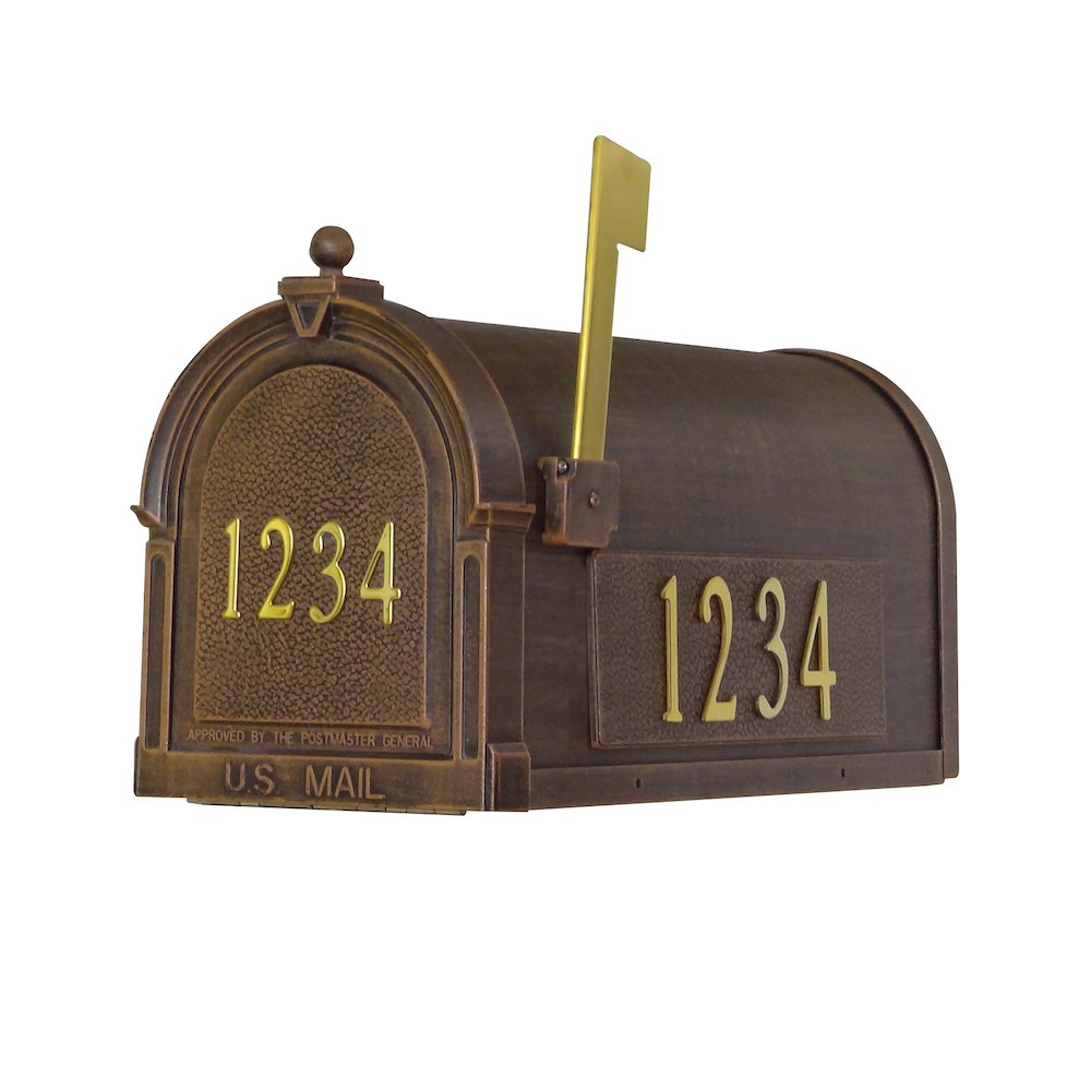 Berkshire Curbside Mailbox with Front and Side Numbers - Special Lite Products
