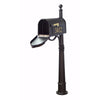 Curbside Mailbox with Front and Side Address Numbers and Ashland Mailbox Post - Special Lite Products