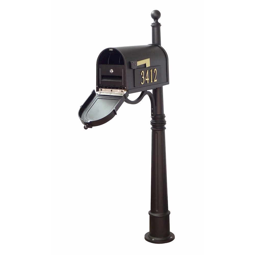 Curbside Mailbox with Front and Side Address Numbers - Special Lite Products