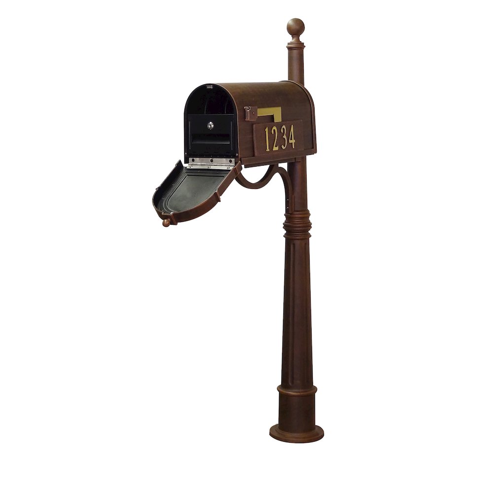 Curbside Mailbox with Front and Side Address Numbers - Special Lite Products