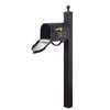 Curbside Mailbox with Front and Side Address Numbers and Springfield Mailbox - Special Lite Products