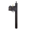 Berkshire Curbside Mailbox with Front Numbers and Springfield Mailbox Post - Special Lite Products