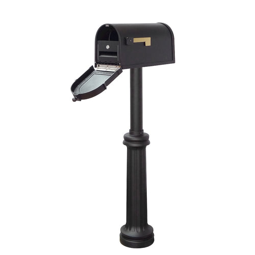 Berkshire Curbside Mailbox with Locking Insert and Bradford Mailbox Post - Special Lite Products