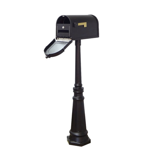 Berkshire Curbside Mailbox with Locking Insert and Tacoma Mailbox Post - Special Lite Products