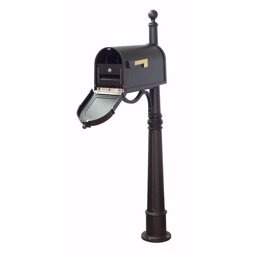 Berkshire Curbside Mailbox with Locking Insert and Ashland Mailbox Post - Special Lite Products
