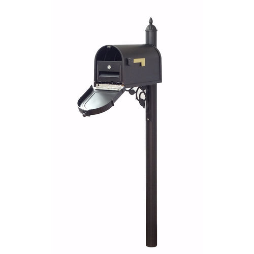 Berkshire Curbside Mailbox with Locking Insert and Albion Mailbox Post - Special Lite Products