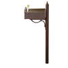 Berkshire Curbside Mailbox with Locking Insert and Richland Mailbox Post - Special Lite Products