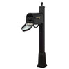 Curbside Mailbox with Locking Insert and Springfield Mailbox Post with Base - Special Lite Products