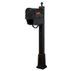 Hummingbird Curbside Mailbox with Newspaper Tube and Springfield Mailbox - Special Lite Products
