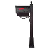 Hummingbird Curbside Mailbox with Newspaper Tube and Springfield Mailbox - Special Lite Products