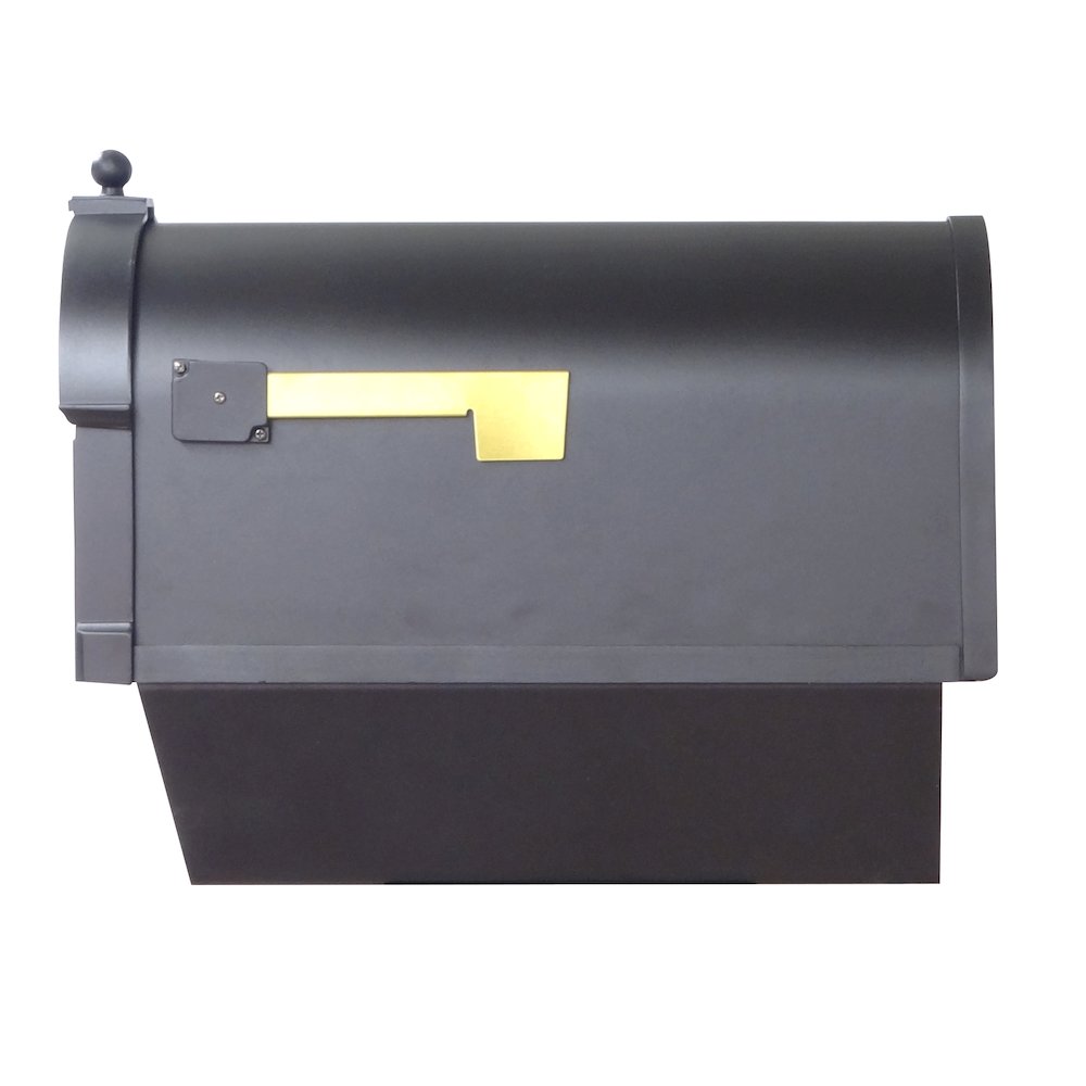 Berkshire Curbside Mailbox with Front Numbers and Albion Mailbox Post - Special Lite Products