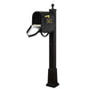 Curbside Mailbox with Front and Side Numbers with Base - Special Lite Products