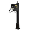 Curbside Mailbox with Front and Side Numbers, Newspaper Tube, Locking Insert - Special Lite Products