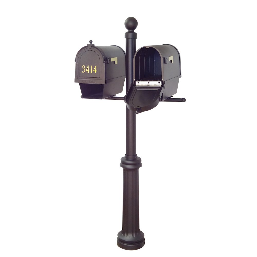 Curbside Mailboxes with Front Address Numbers, Newspaper Tube - Special Lite Products