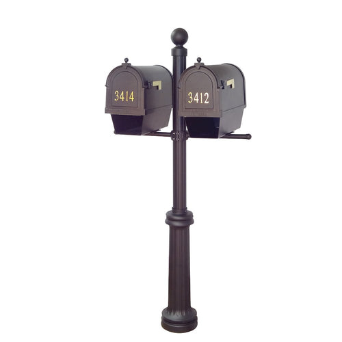 Curbside Mailboxes with Front Address Numbers, Newspaper Tube - Special Lite Products