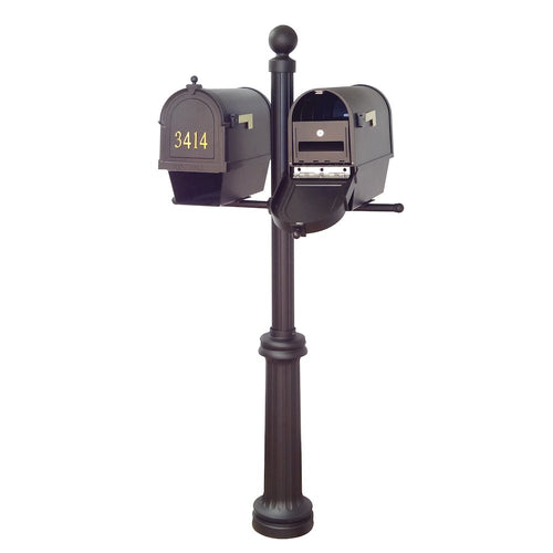 Curbside Mailboxes with Front Address Numbers, Newspaper Tube, Locking Inserts - Special Lite Products