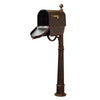 Curbside Mailbox with Front Address Numbers, Newspaper Tube and Ashland Mailbox - Special Lite Products