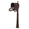 Curbside Mailbox with Front Address Numbers, Newspaper Tube - Special Lite Products
