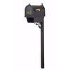 Curbside Mailbox with Front Numbers, Newspaper Tube and Albion Mailbox Post - Special Lite Products