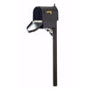 Curbside Mailbox with Front Numbers, Newspaper Tube and Albion Mailbox Post - Special Lite Products