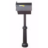 Curbside Mailbox with Newspaper Tube, Locking Insert and Bradford Mailbox Post - Special Lite Products
