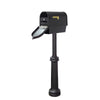 Curbside Mailbox with Newspaper Tube, Locking Insert and Bradford Mailbox Post - Special Lite Products