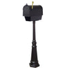 Curbside Mailbox with Newspaper Tube, Locking Insert and Tacoma Mailbox Post - Special Lite Products