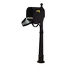 Berkshire Curbside Mailbox with Newspaper Tube and Ashland Mailbox Post - Special Lite Products